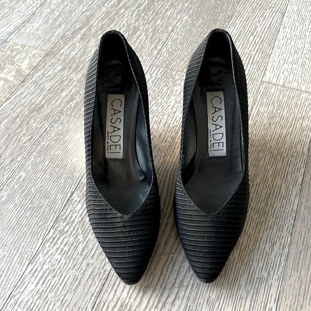One in a kind wedge. Archive collection. Single owner. 3 1/4 inches.